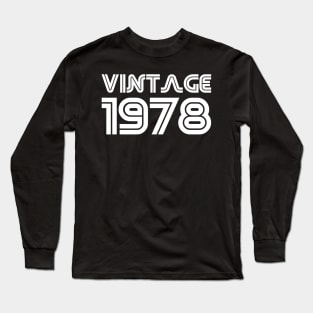 Vintage 1978 Long Sleeve T-Shirt